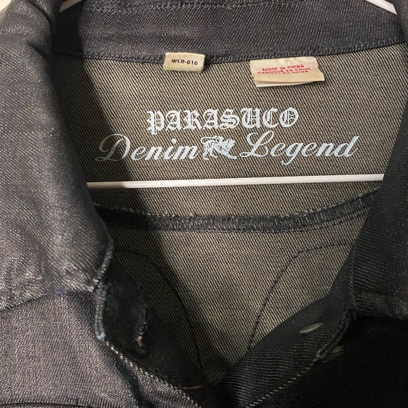 Parasuco denim legend jeans coat ( shiny dark blue ) - Picture 2 of 9